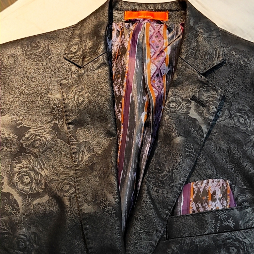 Black Tallia designs sport coat - dinner jacket